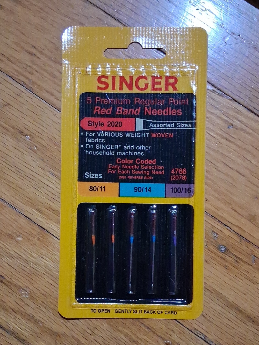 Singer Red Band Sewing Needles - Assorted Sizes